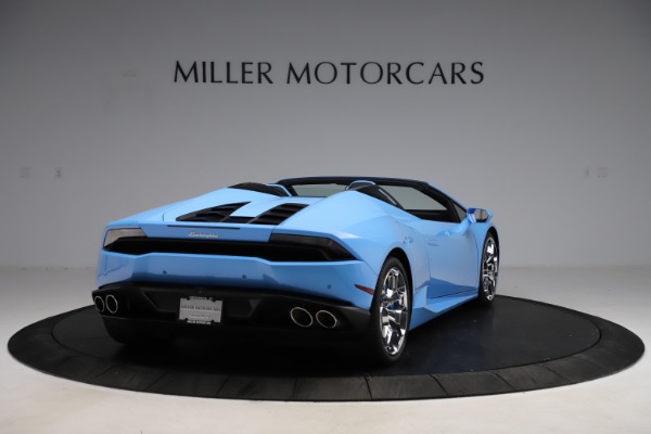Used 2016 Lamborghini Huracan LP 610-4 Spyder for sale Sold at Alfa Romeo of Greenwich in Greenwich CT 06830 7