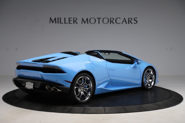 Used 2016 Lamborghini Huracan LP 610-4 Spyder for sale Sold at Alfa Romeo of Greenwich in Greenwich CT 06830 8