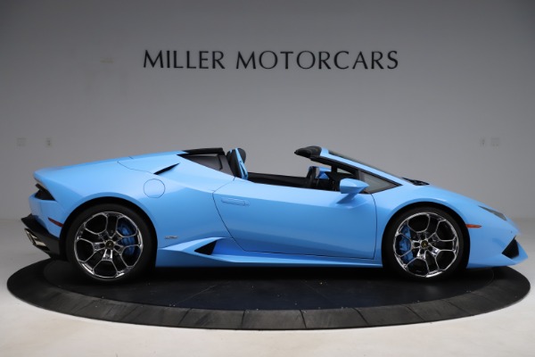 Used 2016 Lamborghini Huracan LP 610-4 Spyder for sale Sold at Alfa Romeo of Greenwich in Greenwich CT 06830 9