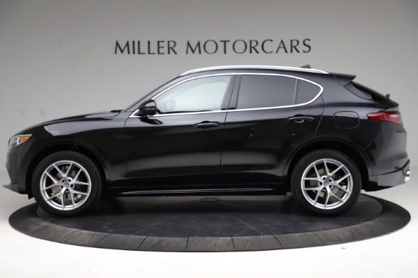 New 2021 Alfa Romeo Stelvio Ti Lusso Q4 for sale Sold at Alfa Romeo of Greenwich in Greenwich CT 06830 3