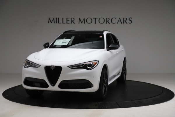 New 2021 Alfa Romeo Stelvio Ti Sport Q4 for sale Sold at Alfa Romeo of Greenwich in Greenwich CT 06830 1