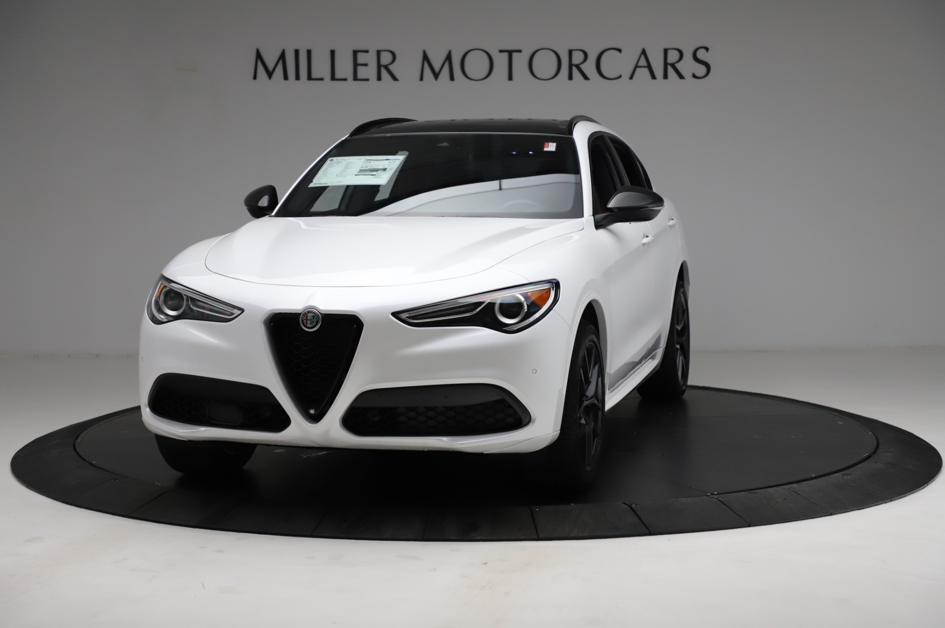 New 2021 Alfa Romeo Stelvio Ti Sport Q4 for sale Sold at Alfa Romeo of Greenwich in Greenwich CT 06830 1