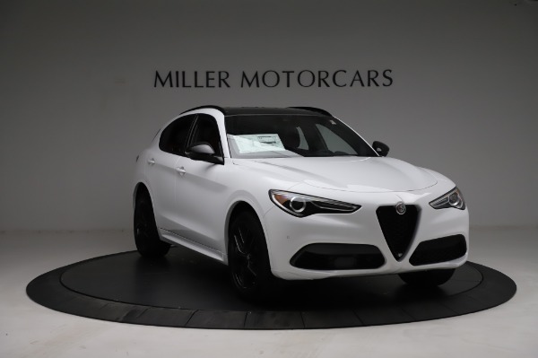 New 2021 Alfa Romeo Stelvio Ti Sport Q4 for sale Sold at Alfa Romeo of Greenwich in Greenwich CT 06830 11