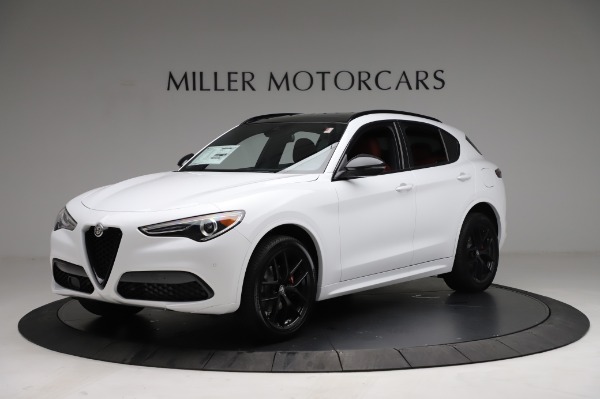 New 2021 Alfa Romeo Stelvio Ti Sport Q4 for sale Sold at Alfa Romeo of Greenwich in Greenwich CT 06830 2