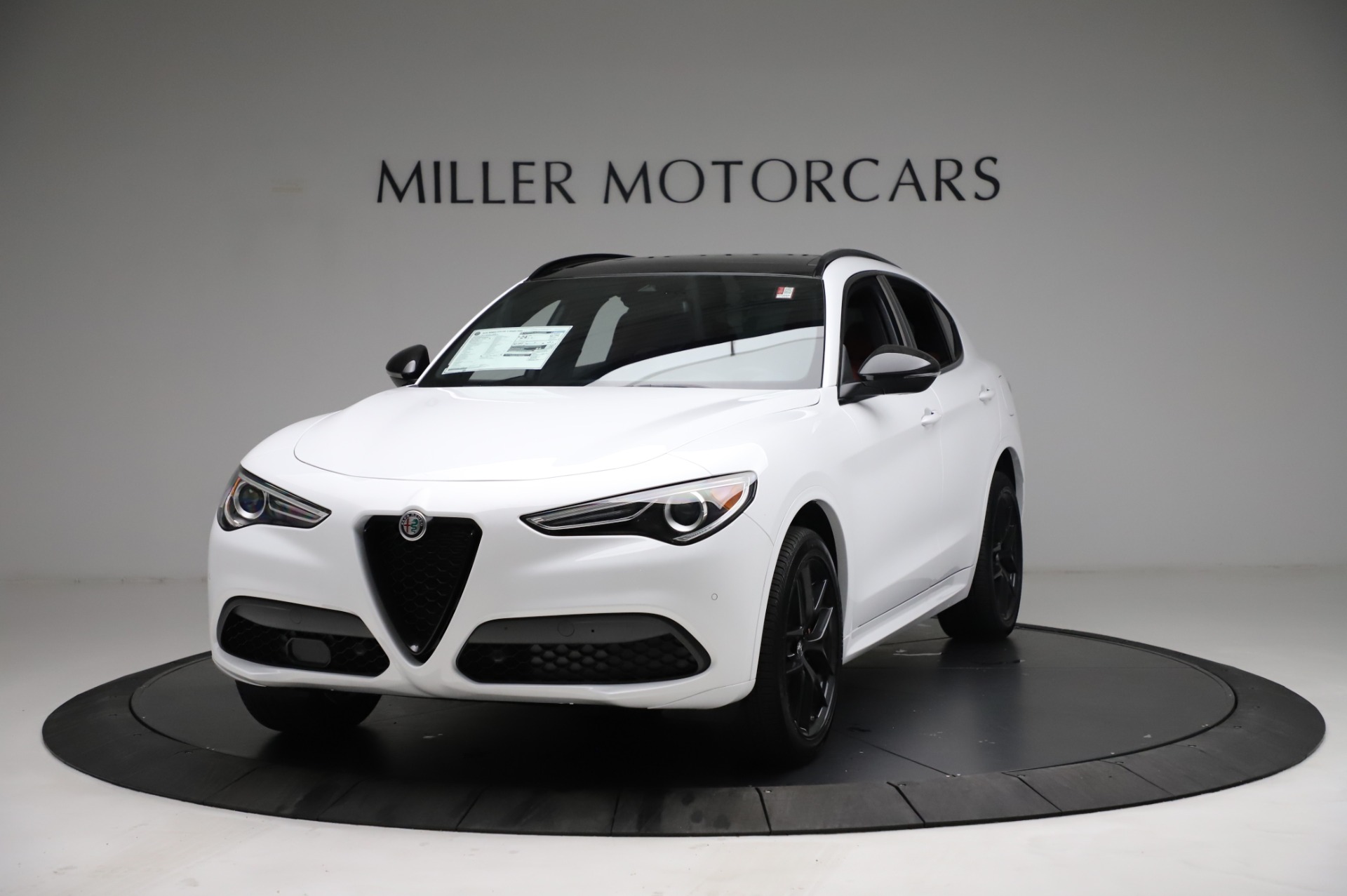 New 2021 Alfa Romeo Stelvio Ti Sport Q4 for sale Sold at Alfa Romeo of Greenwich in Greenwich CT 06830 1