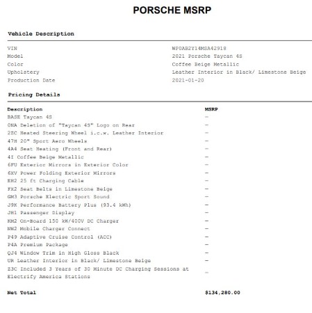 Used 2021 Porsche Taycan 4S for sale Sold at Alfa Romeo of Greenwich in Greenwich CT 06830 26