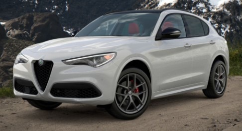 New 2021 Alfa Romeo Stelvio Ti Sport Q4 for sale Sold at Alfa Romeo of Greenwich in Greenwich CT 06830 1