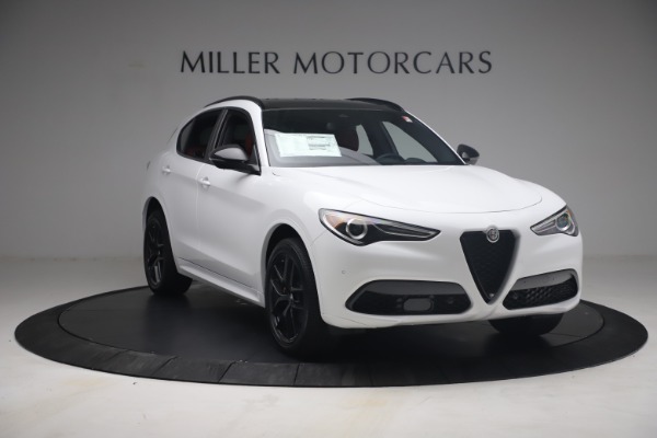 New 2021 Alfa Romeo Stelvio Ti Sport Q4 for sale Sold at Alfa Romeo of Greenwich in Greenwich CT 06830 12