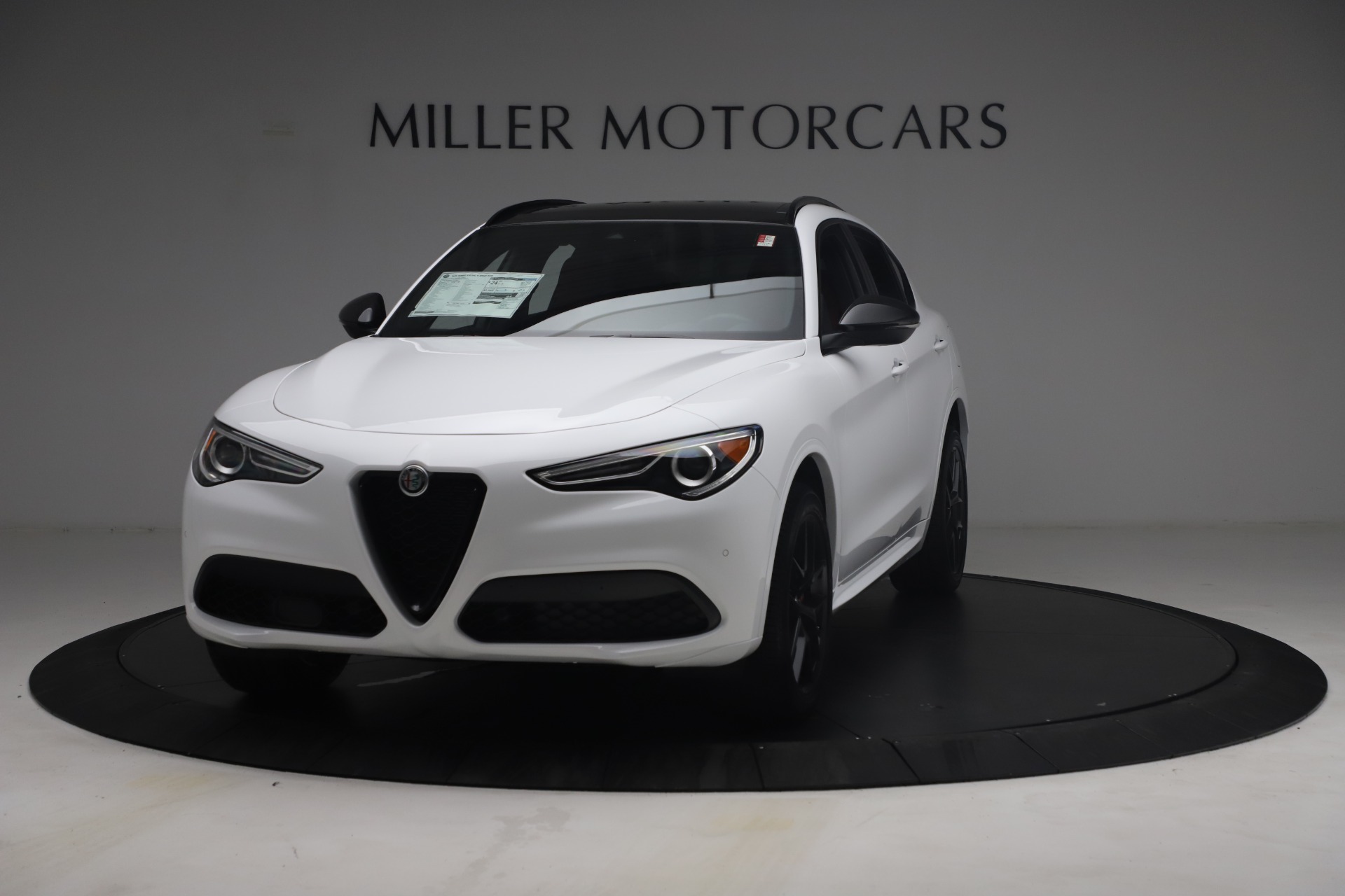 New 2021 Alfa Romeo Stelvio Ti Sport Q4 for sale Sold at Alfa Romeo of Greenwich in Greenwich CT 06830 1