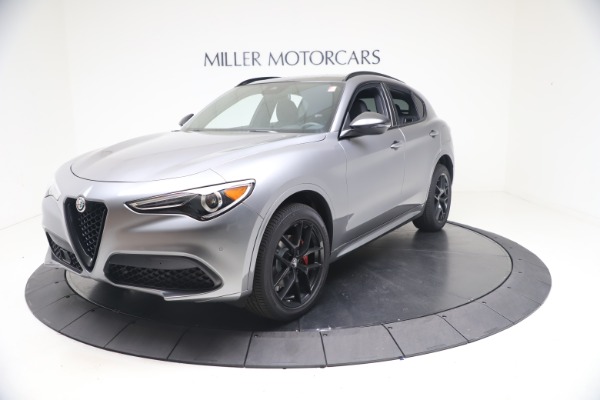 New 2021 Alfa Romeo Stelvio Ti Sport Q4 for sale Sold at Alfa Romeo of Greenwich in Greenwich CT 06830 1