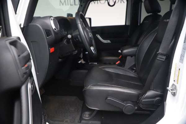 Used 2015 Jeep Wrangler Unlimited Rubicon Hard Rock for sale Sold at Alfa Romeo of Greenwich in Greenwich CT 06830 15