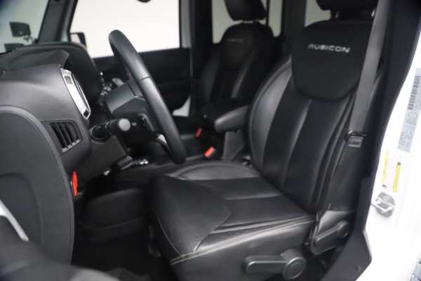 Used 2015 Jeep Wrangler Unlimited Rubicon Hard Rock for sale Sold at Alfa Romeo of Greenwich in Greenwich CT 06830 16