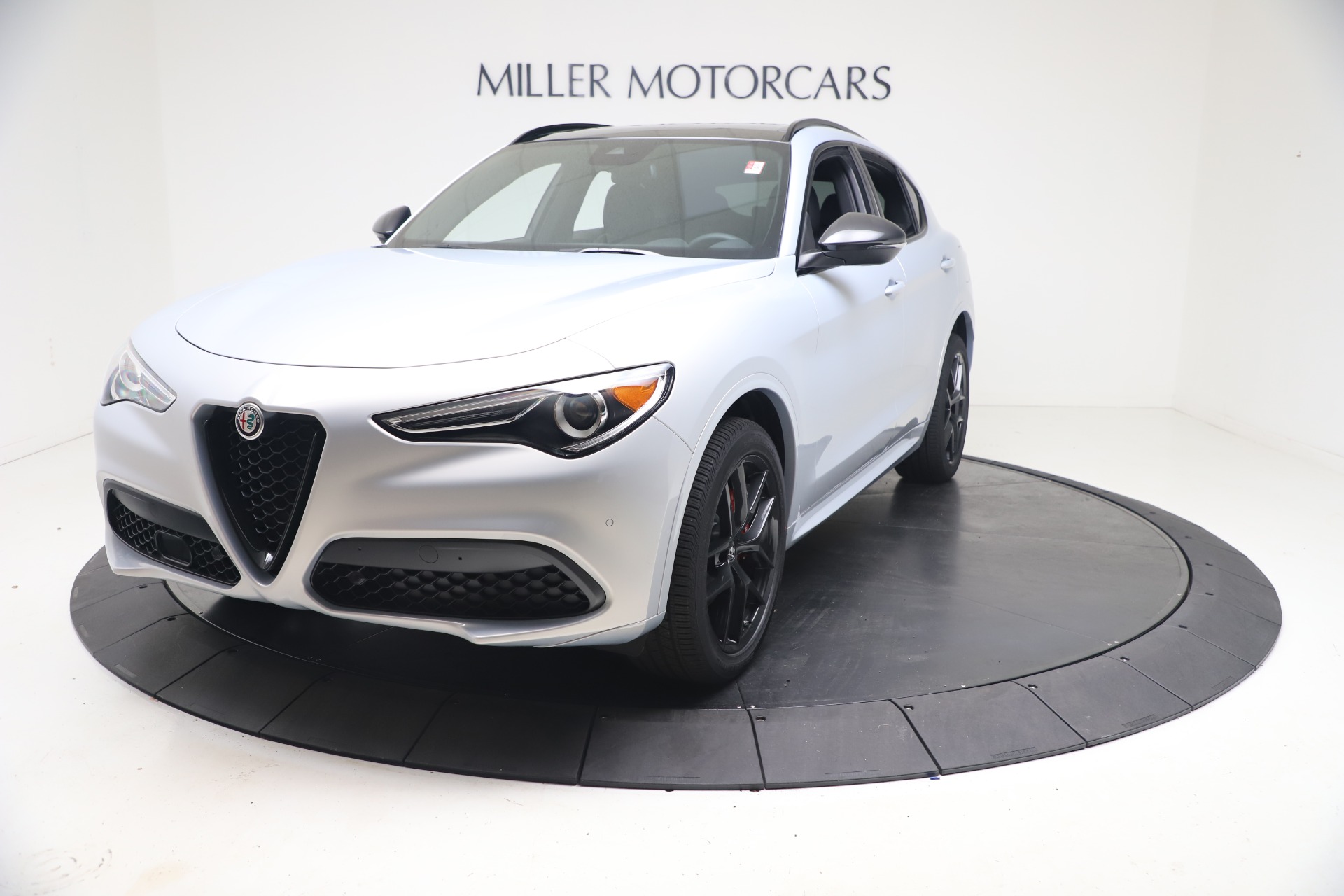 New 2021 Alfa Romeo Stelvio Ti Sport Q4 for sale Sold at Alfa Romeo of Greenwich in Greenwich CT 06830 1