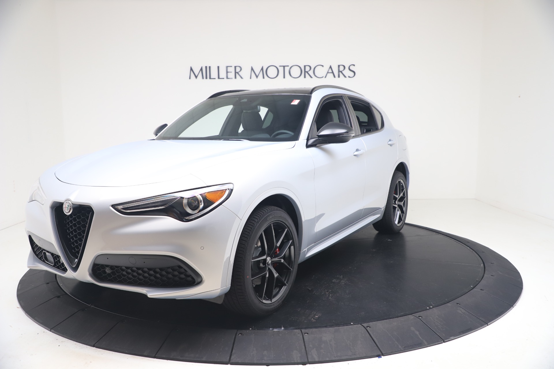 New 2021 Alfa Romeo Stelvio Ti Sport Q4 for sale Sold at Alfa Romeo of Greenwich in Greenwich CT 06830 1