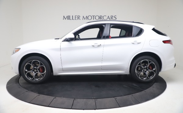 New 2021 Alfa Romeo Stelvio Ti Sport Q4 for sale Sold at Alfa Romeo of Greenwich in Greenwich CT 06830 3