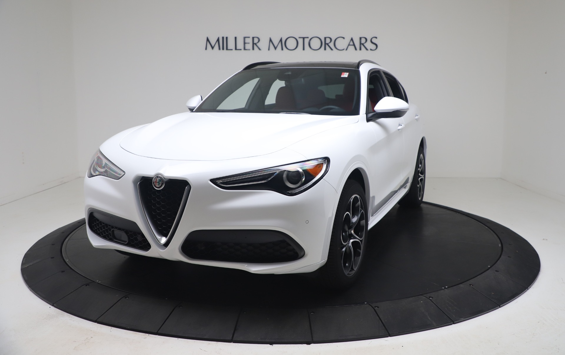 New 2021 Alfa Romeo Stelvio Ti Sport Q4 for sale Sold at Alfa Romeo of Greenwich in Greenwich CT 06830 1