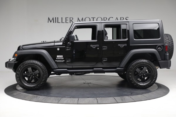 Used 2017 Jeep Wrangler Unlimited Sport S for sale Sold at Alfa Romeo of Greenwich in Greenwich CT 06830 3