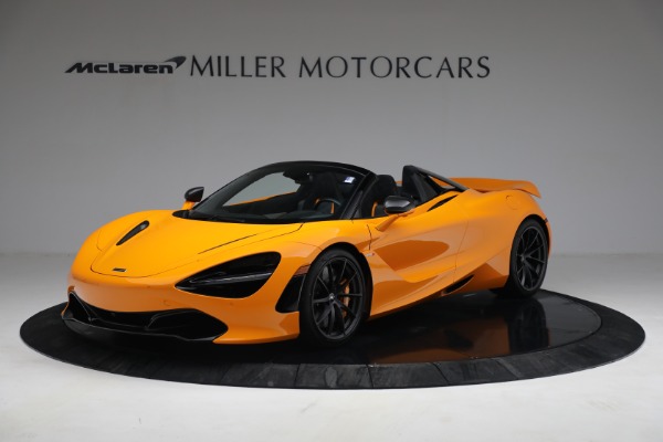 New 2021 McLaren 720S Spider for sale $378,110 at Alfa Romeo of Greenwich in Greenwich CT 06830 1