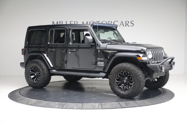 Used 2020 Jeep Wrangler Unlimited Sahara for sale Sold at Alfa Romeo of Greenwich in Greenwich CT 06830 12