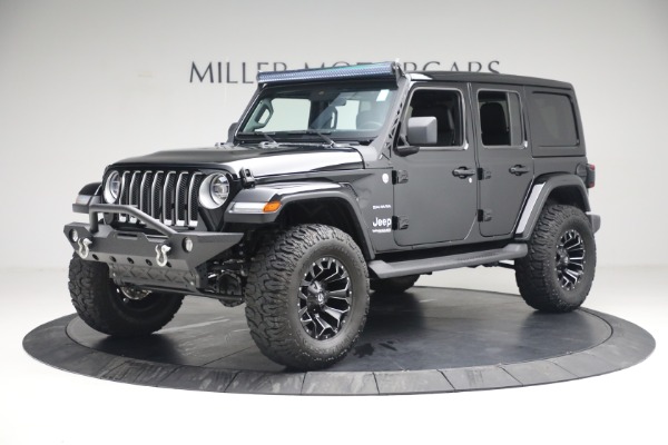 Used 2020 Jeep Wrangler Unlimited Sahara for sale Sold at Alfa Romeo of Greenwich in Greenwich CT 06830 2