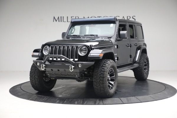 Used 2020 Jeep Wrangler Unlimited Sahara for sale Sold at Alfa Romeo of Greenwich in Greenwich CT 06830 1