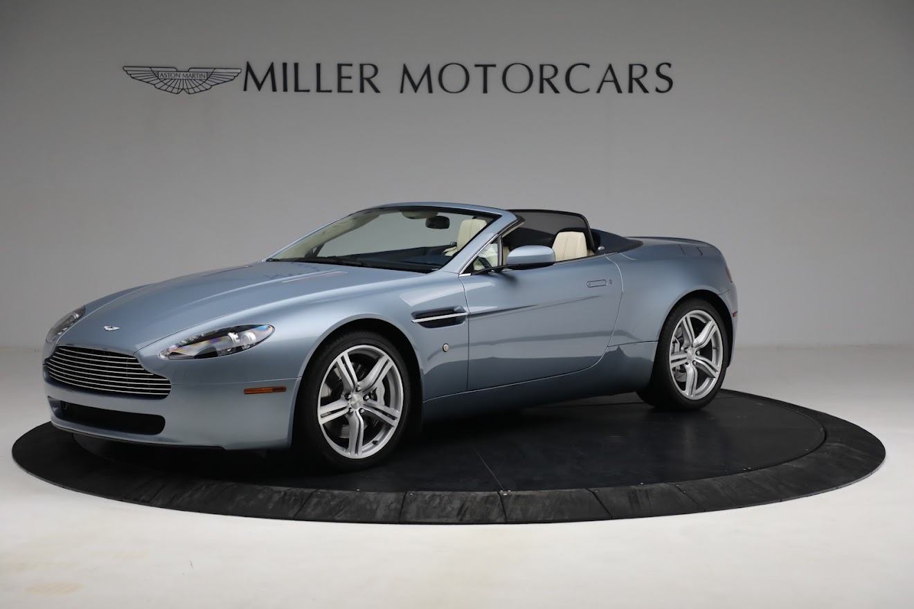 Used 2009 Aston Martin V8 Vantage Roadster for sale Sold at Alfa Romeo of Greenwich in Greenwich CT 06830 1