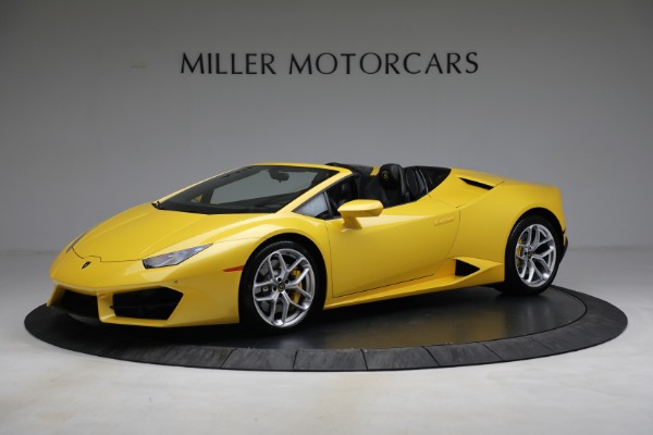 Used 2017 Lamborghini Huracan LP 580-2 Spyder for sale Sold at Alfa Romeo of Greenwich in Greenwich CT 06830 2