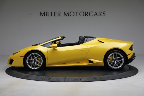 Used 2017 Lamborghini Huracan LP 580-2 Spyder for sale Sold at Alfa Romeo of Greenwich in Greenwich CT 06830 3