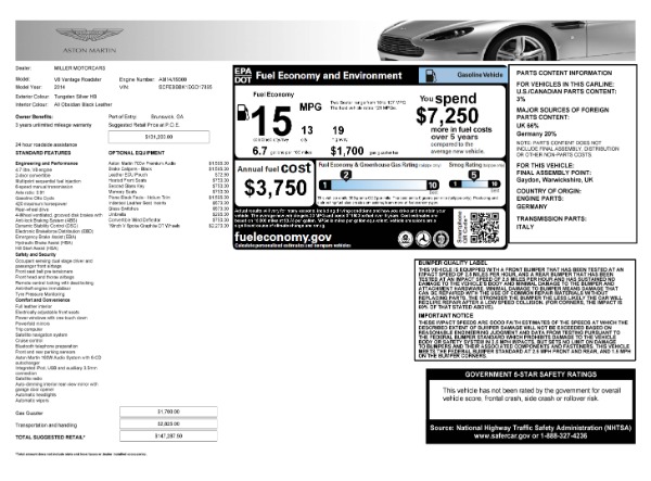 Used 2014 Aston Martin V8 Vantage Roadster for sale Sold at Alfa Romeo of Greenwich in Greenwich CT 06830 28