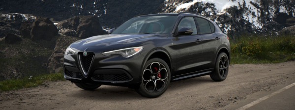 New 2022 Alfa Romeo Stelvio Ti for sale $57,300 at Alfa Romeo of Greenwich in Greenwich CT 06830 1