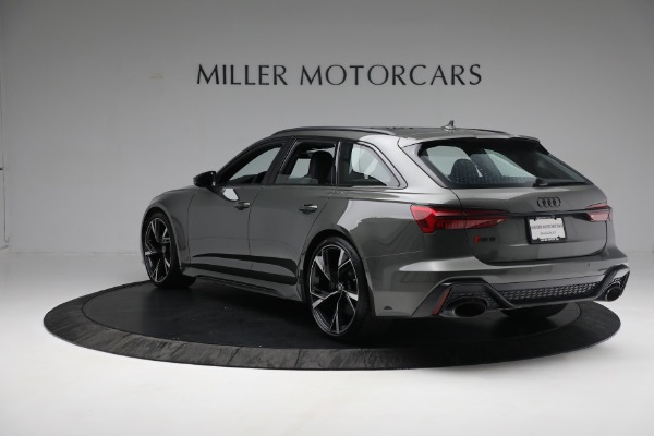Used 2021 Audi RS 6 Avant 4.0T quattro Avant for sale $139,900 at Alfa Romeo of Greenwich in Greenwich CT 06830 5
