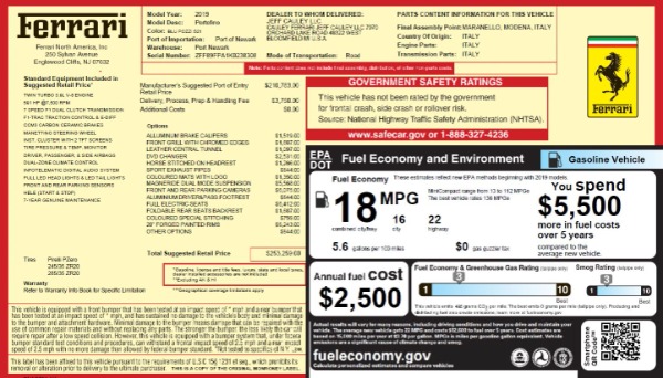 Used 2019 Ferrari Portofino for sale Sold at Alfa Romeo of Greenwich in Greenwich CT 06830 25