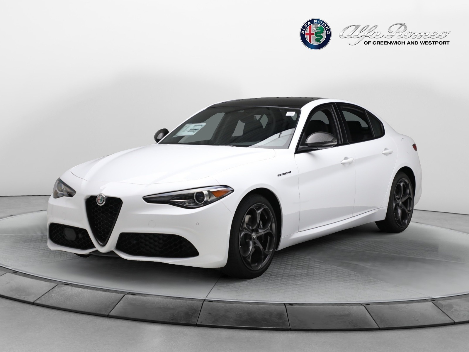 New 2023 Alfa Romeo Giulia Estrema for sale $55,610 at Alfa Romeo of Greenwich in Greenwich CT 06830 1