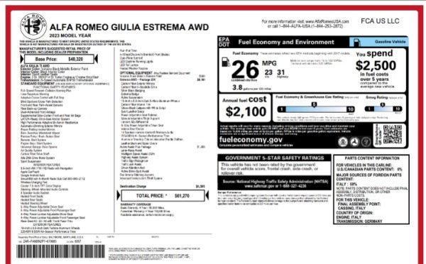 New 2023 Alfa Romeo Giulia Estrema for sale Sold at Alfa Romeo of Greenwich in Greenwich CT 06830 25