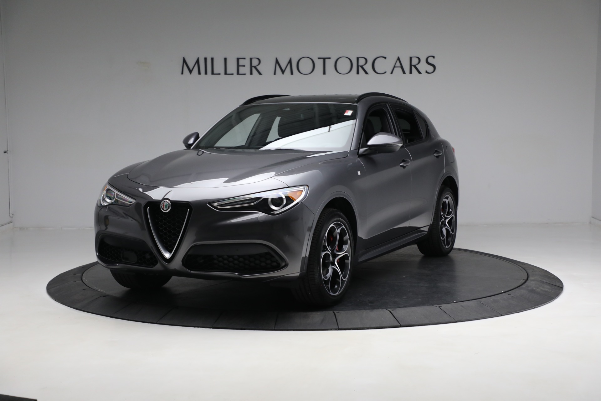 New 2023 Alfa Romeo Stelvio Ti for sale $55,655 at Alfa Romeo of Greenwich in Greenwich CT 06830 1