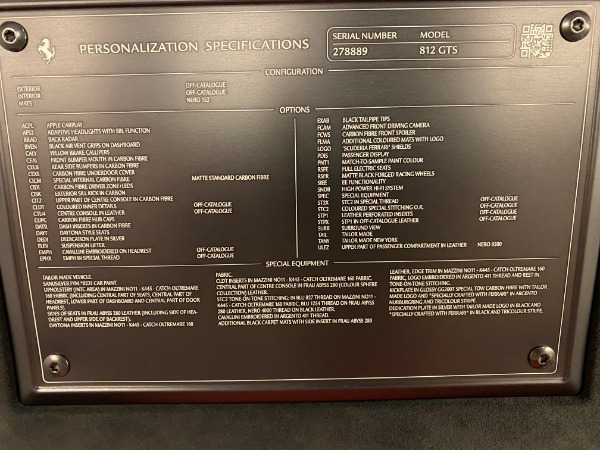 Used 2022 Ferrari 812 GTS for sale $785,900 at Alfa Romeo of Greenwich in Greenwich CT 06830 28