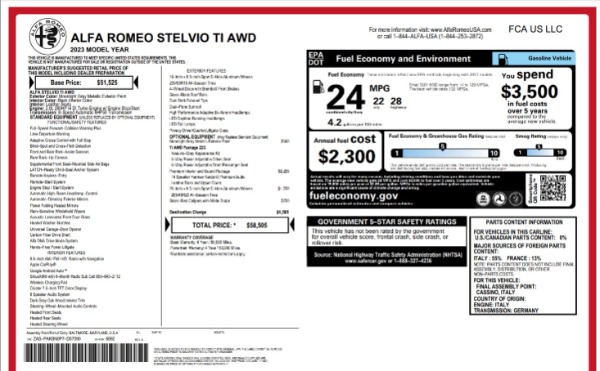 New 2023 Alfa Romeo Stelvio Ti for sale Sold at Alfa Romeo of Greenwich in Greenwich CT 06830 28
