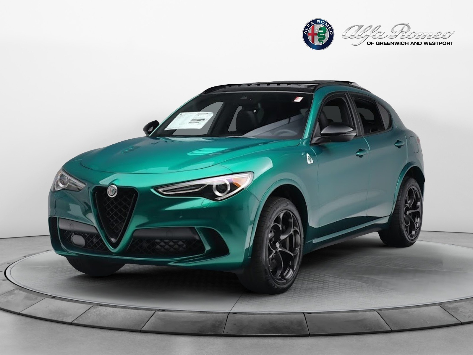 New 2023 Alfa Romeo Stelvio Quadrifoglio for sale $87,460 at Alfa Romeo of Greenwich in Greenwich CT 06830 1