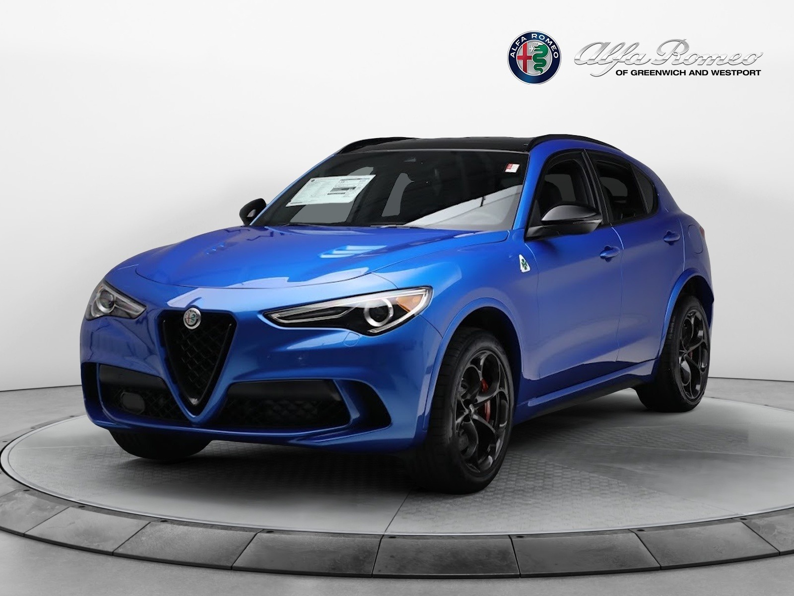 New 2023 Alfa Romeo Stelvio Quadrifoglio for sale $79,900 at Alfa Romeo of Greenwich in Greenwich CT 06830 1