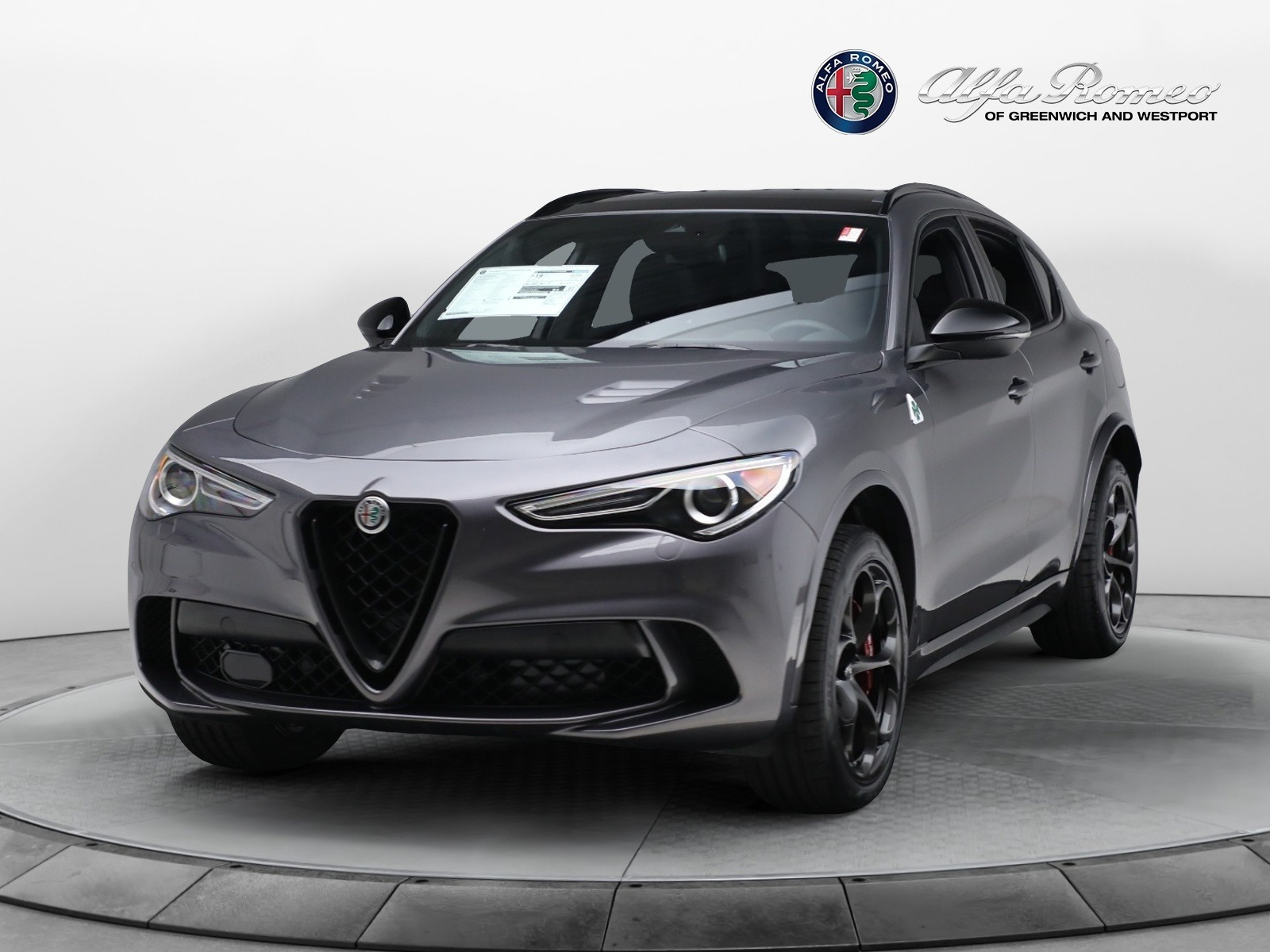 New 2023 Alfa Romeo Stelvio Quadrifoglio for sale $91,670 at Alfa Romeo of Greenwich in Greenwich CT 06830 1