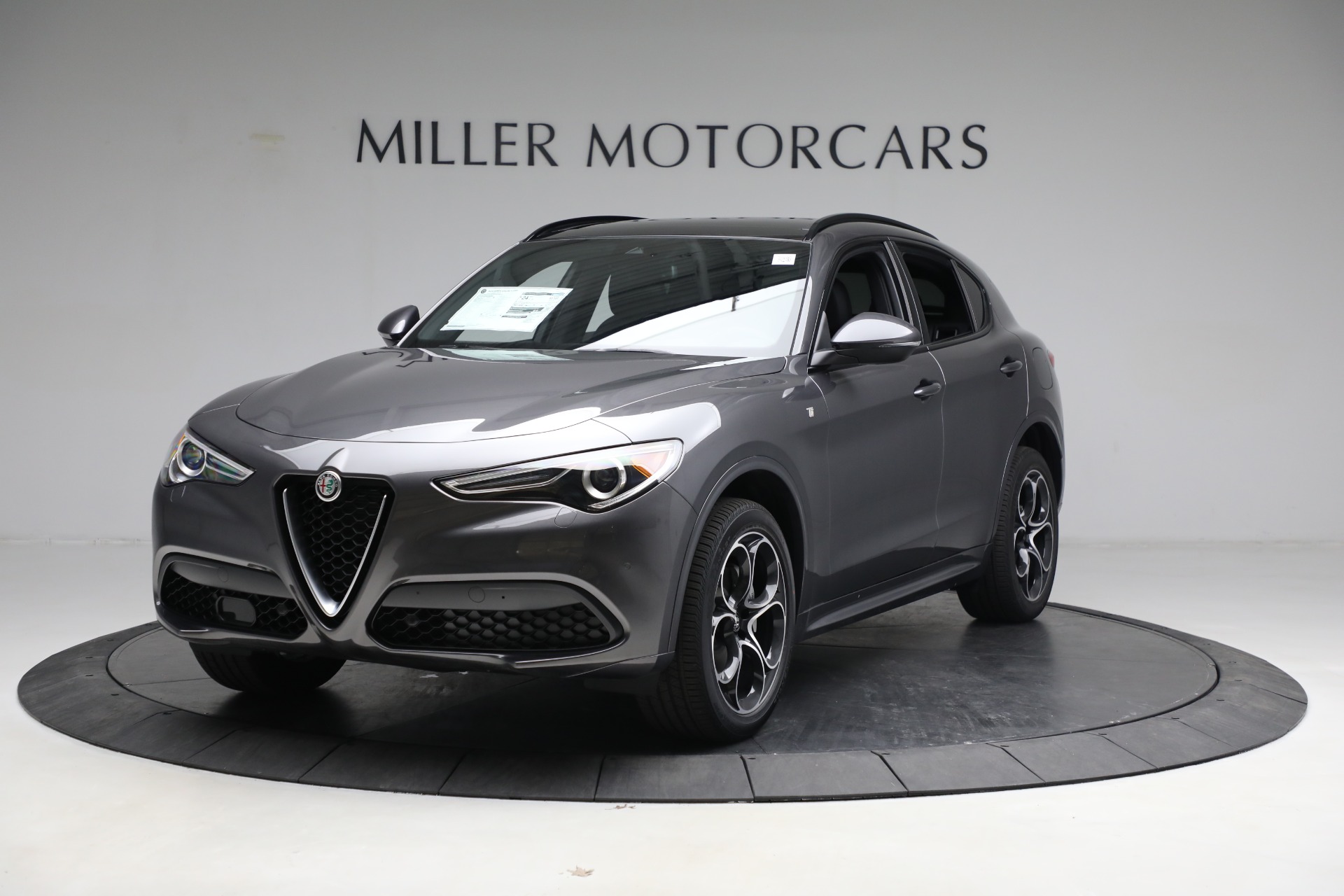 New 2023 Alfa Romeo Stelvio Ti for sale $55,980 at Alfa Romeo of Greenwich in Greenwich CT 06830 1