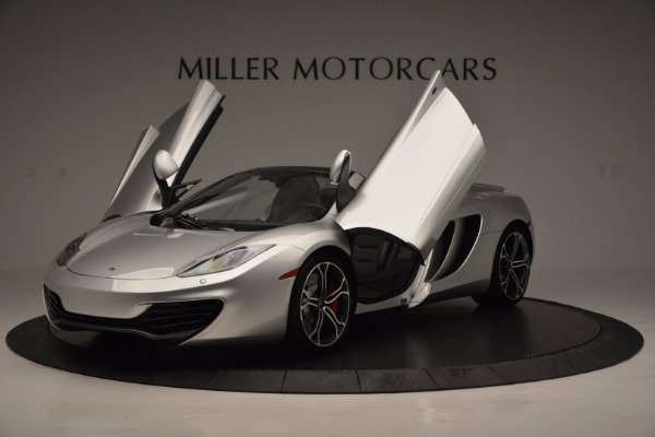 Used 2014 McLaren MP4-12C Spider for sale Sold at Alfa Romeo of Greenwich in Greenwich CT 06830 14