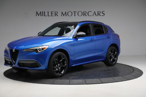 New 2023 Alfa Romeo Stelvio Estrema for sale $63,625 at Alfa Romeo of Greenwich in Greenwich CT 06830 2