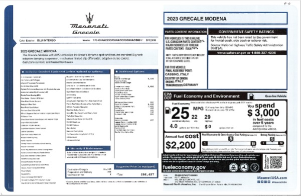 New 2023 Maserati Grecale Modena for sale Sold at Alfa Romeo of Greenwich in Greenwich CT 06830 24