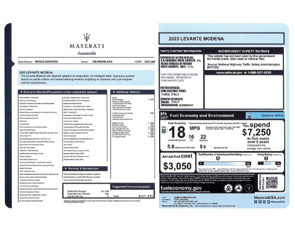 New 2023 Maserati Levante Modena for sale Sold at Alfa Romeo of Greenwich in Greenwich CT 06830 22