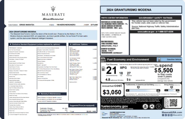 New 2024 Maserati GranTurismo Modena for sale Sold at Alfa Romeo of Greenwich in Greenwich CT 06830 23