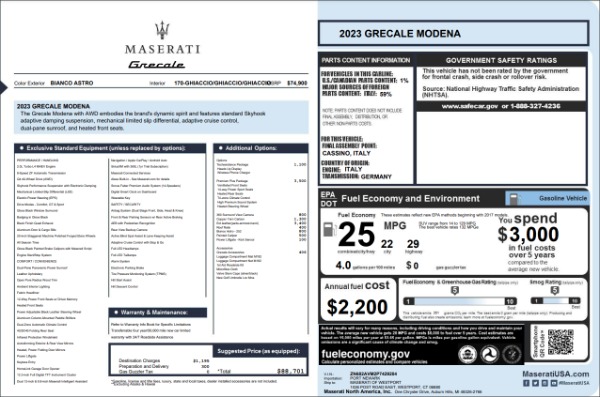 Used 2023 Maserati Grecale Modena for sale $44,900 at Alfa Romeo of Greenwich in Greenwich CT 06830 25