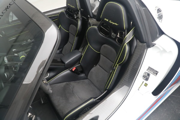 Used 2015 Porsche 918 Spyder for sale Call for price at Alfa Romeo of Greenwich in Greenwich CT 06830 22