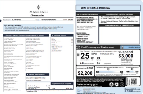 New 2023 Maserati Grecale Modena for sale Sold at Alfa Romeo of Greenwich in Greenwich CT 06830 28