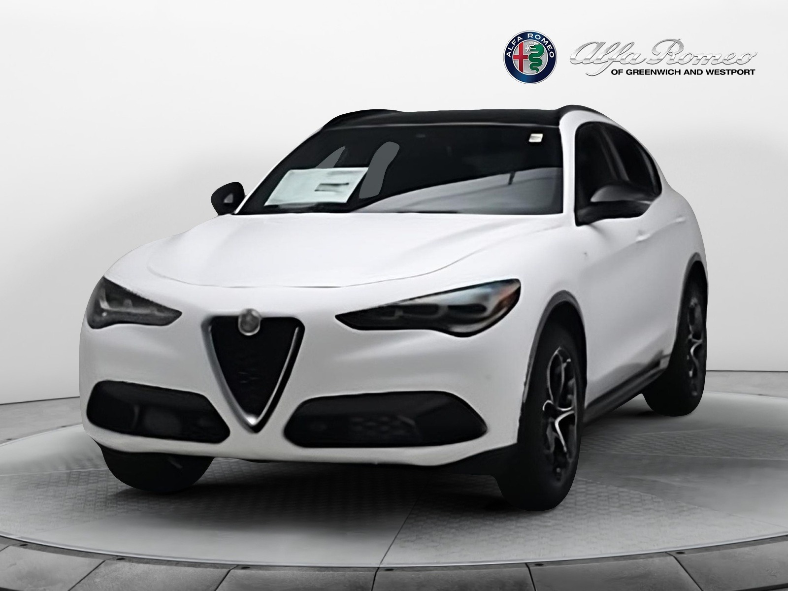 New 2024 Alfa Romeo Stelvio Ti for sale $53,820 at Alfa Romeo of Greenwich in Greenwich CT 06830 1